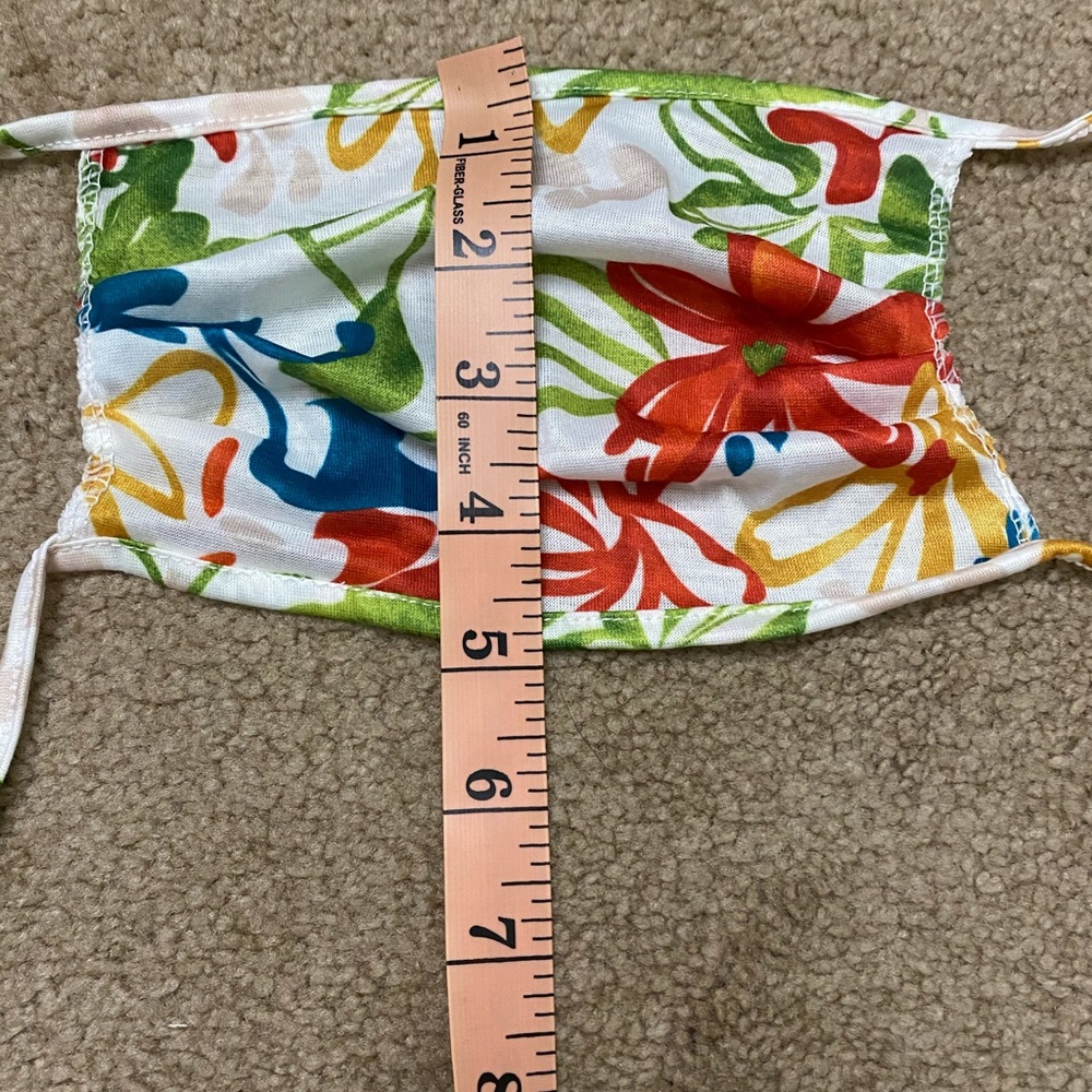 Flowers face mask